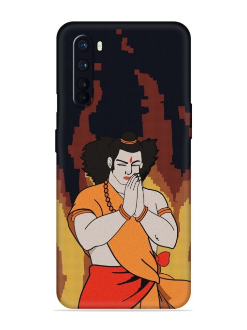 Shree Ram Vector Embossed Soft Silicone Case for Oneplus Nord Zapvi