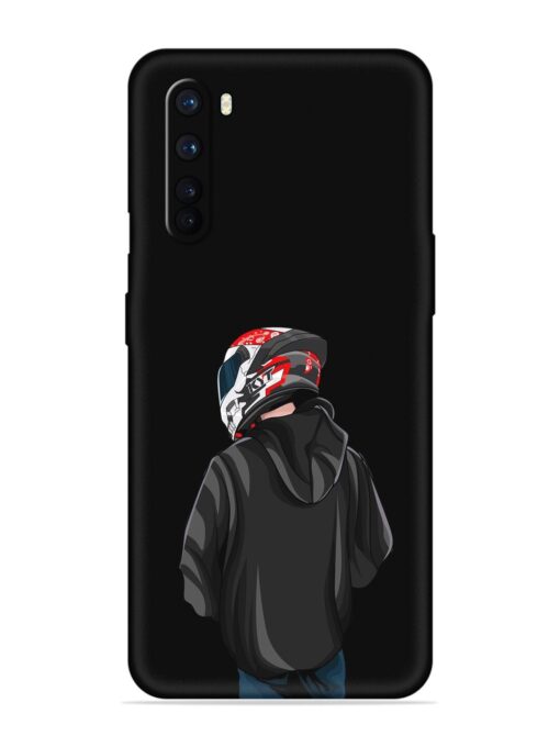 Motorcycle Rider Embossed Soft Silicone Case for Oneplus Nord Zapvi