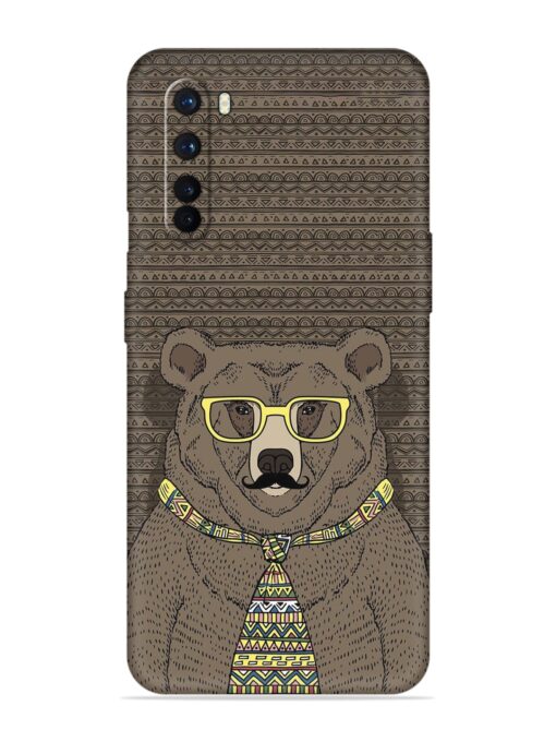 Grizzly Bear Embossed Soft Silicone Case for Oneplus Nord Zapvi