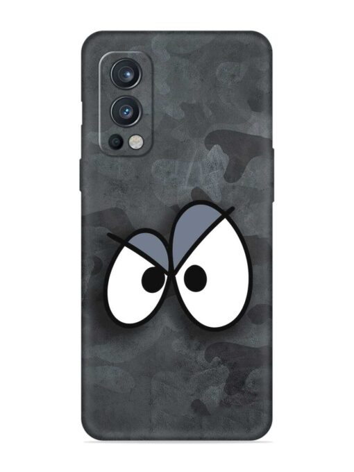 Big Eyes Night Mode Embossed Soft Silicone Case for Oneplus Nord 2 (5G) Zapvi