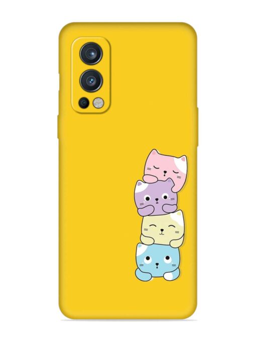 Cartoon Anime Embossed Soft Silicone Case for Oneplus Nord 2 (5G) Zapvi