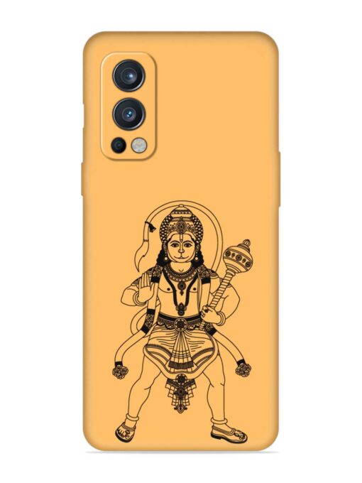 Indian God Hanuman Embossed Soft Silicone Case for Oneplus Nord 2 (5G) Zapvi