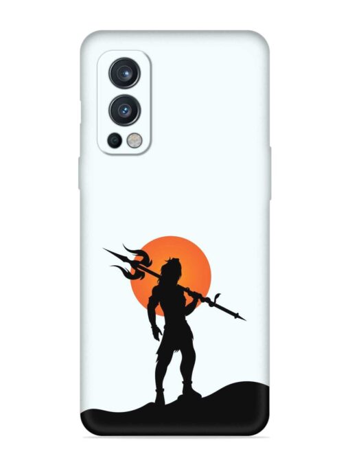 Lord Mahadev Trendy Embossed Soft Silicone Case for Oneplus Nord 2 (5G) Zapvi