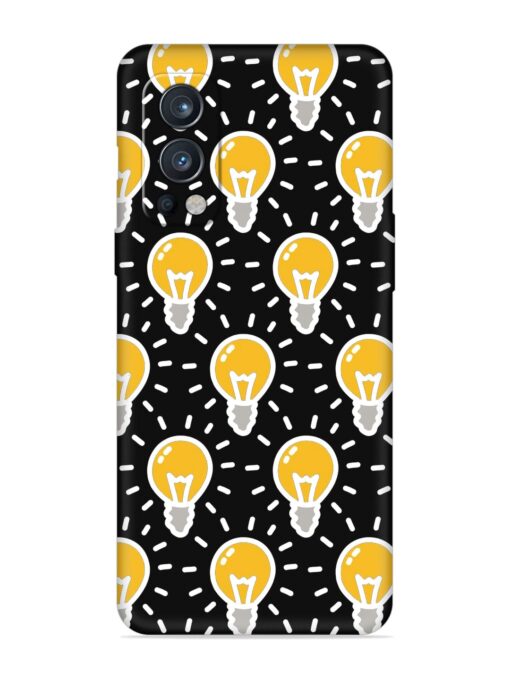 Light Bulb Seamless Embossed Soft Silicone Case for Oneplus Nord 2 (5G) Zapvi