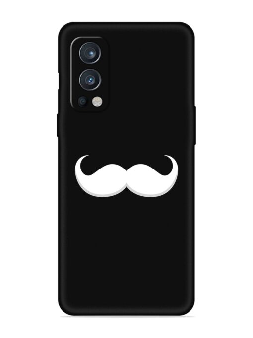 Mustache Vector Embossed Soft Silicone Case for Oneplus Nord 2 (5G) Zapvi