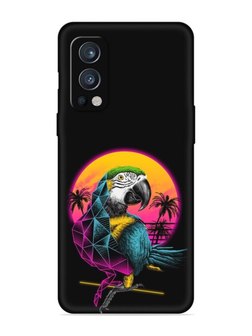 Rad Parrot Embossed Soft Silicone Case for Oneplus Nord 2 (5G) Zapvi