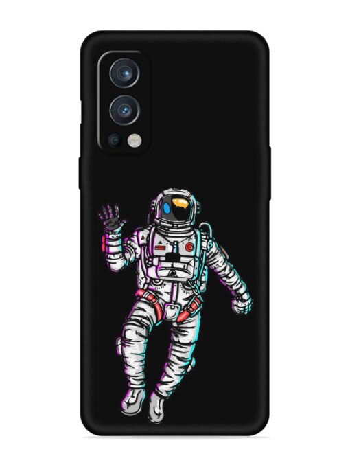 Spaceman Embossed Soft Silicone Case for Oneplus Nord 2 (5G) Zapvi