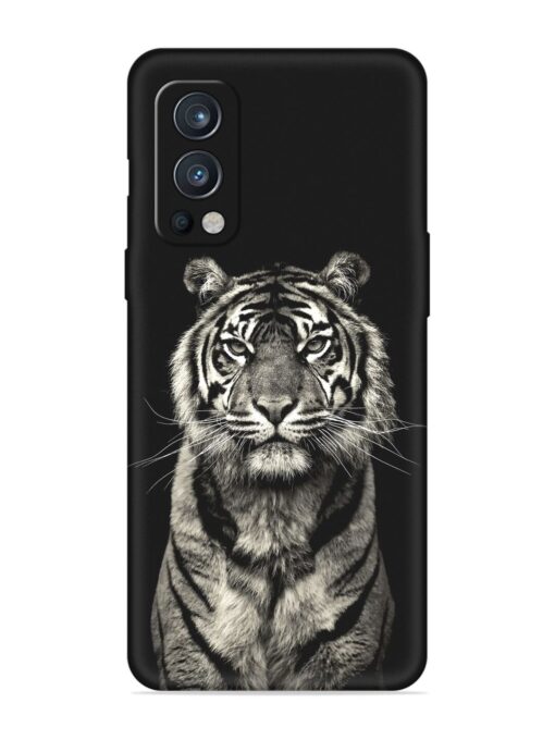 Tiger Art Embossed Soft Silicone Case for Oneplus Nord 2 (5G) Zapvi