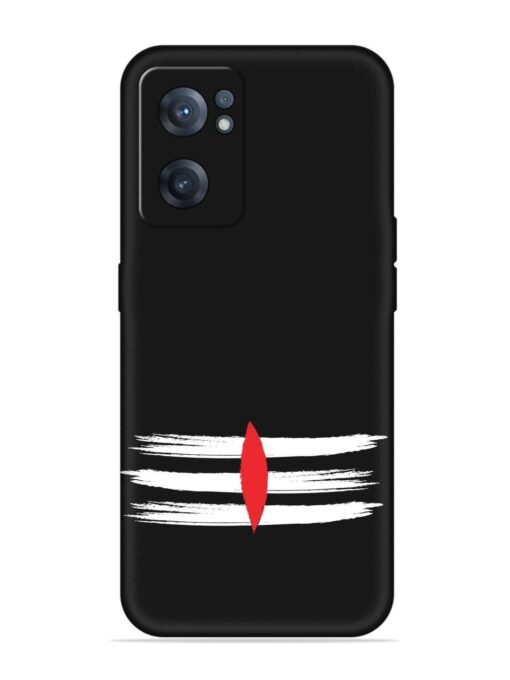 Mahadev Tilak Vector Embossed Soft Silicone Case for Oneplus Nord Ce 2 (5G) Zapvi