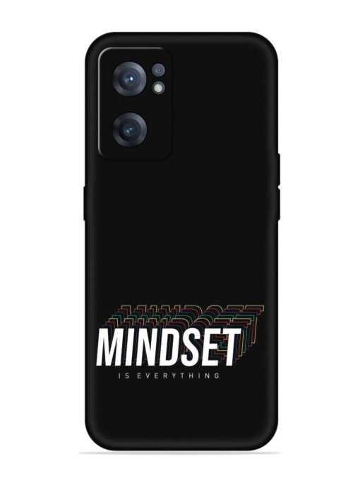 Mindset Everything Slogan Embossed Soft Silicone Case for Oneplus Nord Ce 2 (5G) Zapvi