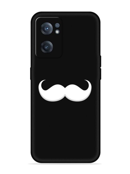 Mustache Vector Embossed Soft Silicone Case for Oneplus Nord Ce 2 (5G) Zapvi