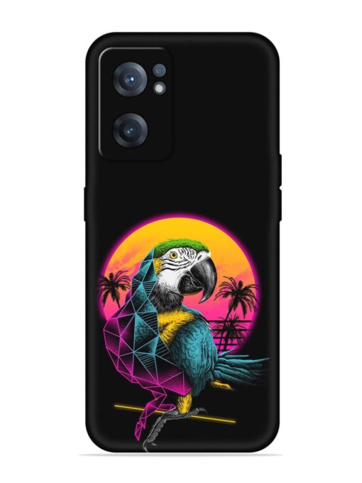 Rad Parrot Embossed Soft Silicone Case for Oneplus Nord Ce 2 (5G) Zapvi