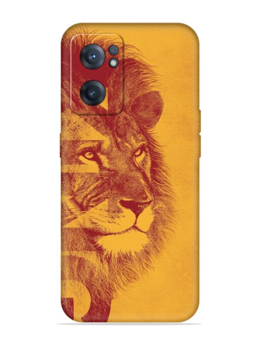 Gold Lion Crown Art Embossed Soft Silicone Case for Oneplus Nord Ce 2 (5G) Zapvi