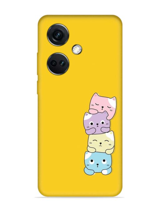 Cartoon Anime Embossed Soft Silicone Case for Oneplus Nord Ce 3 (5G) Zapvi