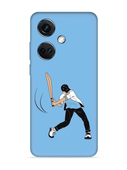 Cricket Gully Boy Embossed Soft Silicone Case for Oneplus Nord Ce 3 (5G) Zapvi