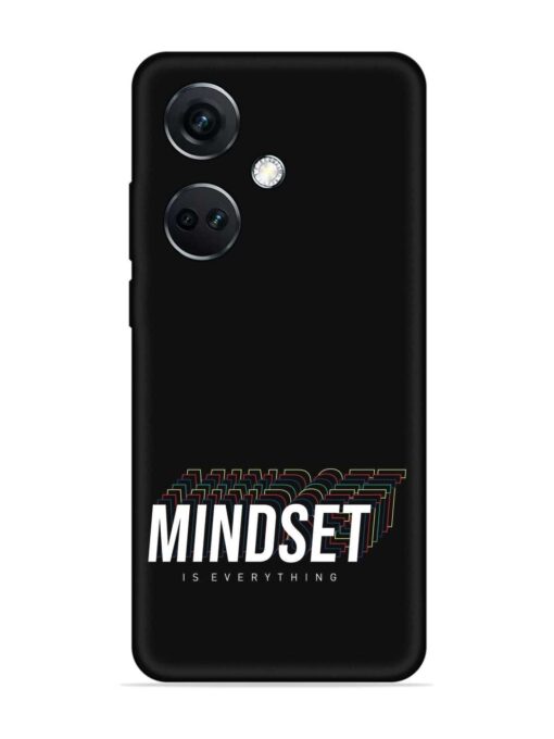 Mindset Everything Slogan Embossed Soft Silicone Case for Oneplus Nord Ce 3 (5G) Zapvi