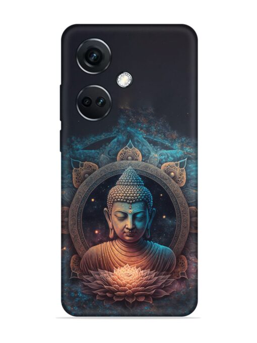 Gautam Buddha Embossed Soft Silicone Case for Oneplus Nord Ce 3 (5G) Zapvi