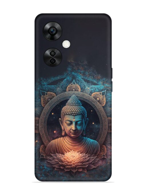 Gautam Buddha Embossed Soft Silicone Case for Oneplus Nord Ce 3 Lite (5G) Zapvi