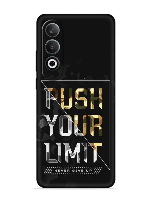 Push Your Limits Embossed Soft Silicone Case for Oneplus Nord Ce 4 (5G) Zapvi