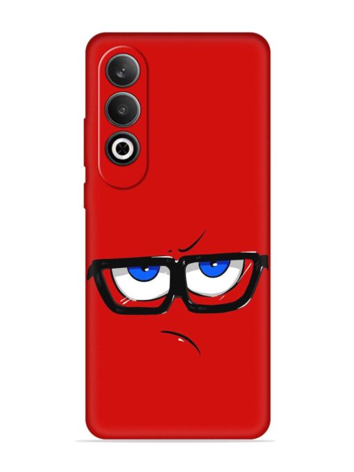 Rad Angry Face Embossed Soft Silicone Case for Oneplus Nord Ce 4 (5G) Zapvi