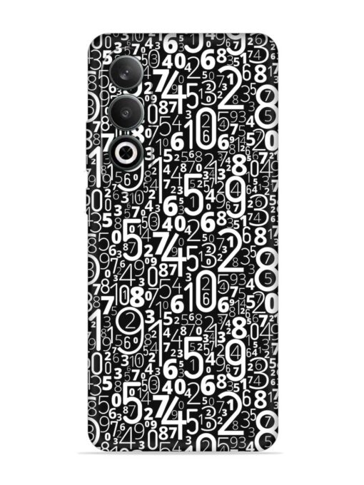 Many Numbers Different Embossed Soft Silicone Case for Oneplus Nord Ce 4 (5G) Zapvi