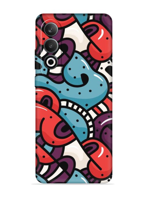 Seamless Backdrop Colorful Embossed Soft Silicone Case for Oneplus Nord Ce 4 (5G) Zapvi