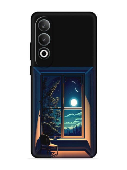 Night View At Window Embossed Soft Silicone Case for Oneplus Nord Ce 4 (5G) Zapvi