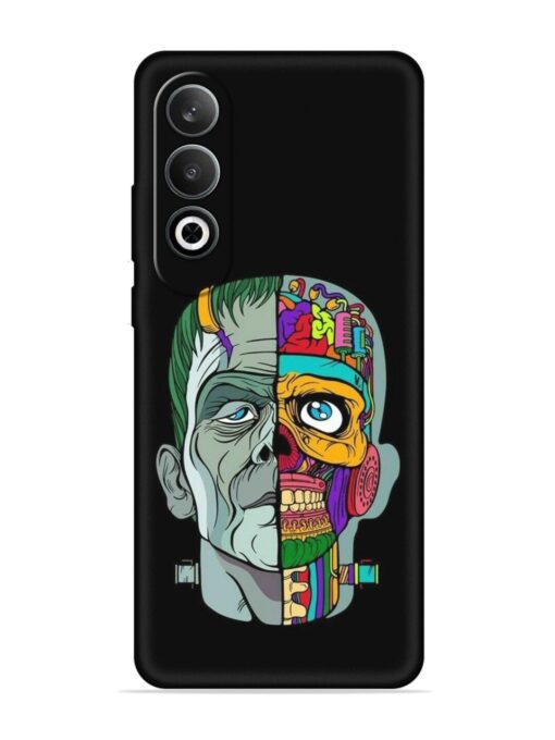 Men Vs Skull Embossed Soft Silicone Case for Oneplus Nord Ce 4 (5G) Zapvi