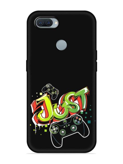 Graffiti Gamepad Illustration Embossed Soft Silicone Case for Oppo A12 Zapvi