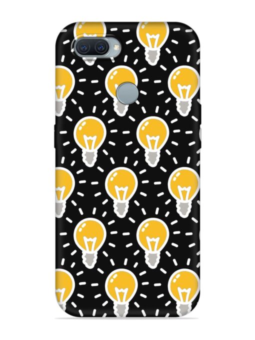 Light Bulb Seamless Embossed Soft Silicone Case for Oppo A12 Zapvi