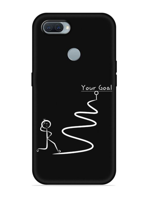 Your Goal Embossed Soft Silicone Case for Oppo A12 Zapvi