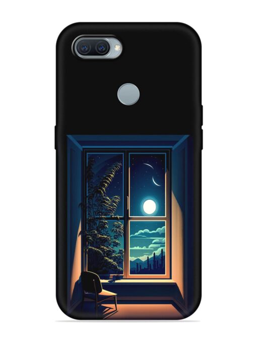 Night View At Window Embossed Soft Silicone Case for Oppo A12 Zapvi