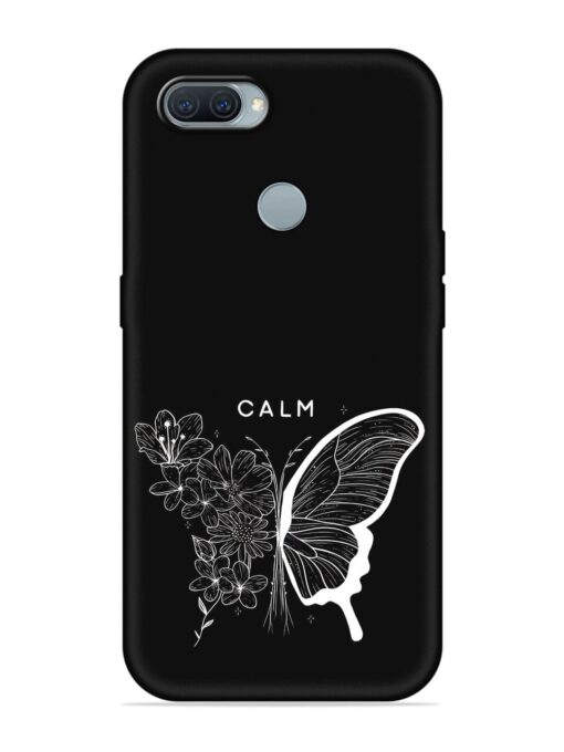 Calm Embossed Soft Silicone Case for Oppo A12 Zapvi