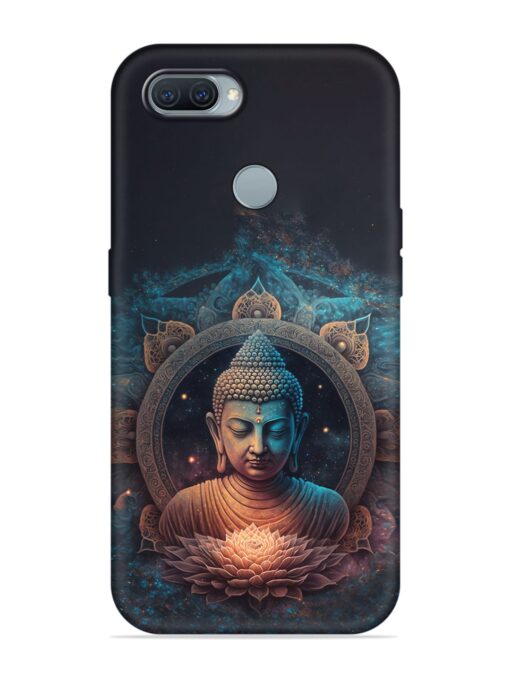 Gautam Buddha Embossed Soft Silicone Case for Oppo A12 Zapvi