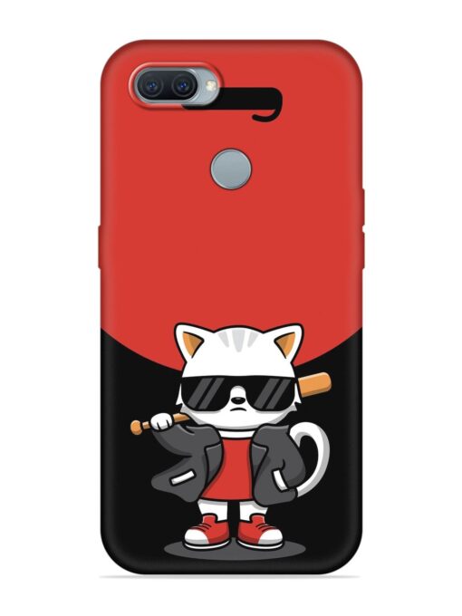 Cool Little Bear Cartoon Embossed Soft Silicone Case for Oppo A12 Zapvi