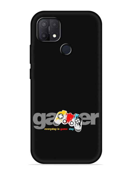 Gamer Everyday Game Embossed Soft Silicone Case for Oppo A15S Zapvi