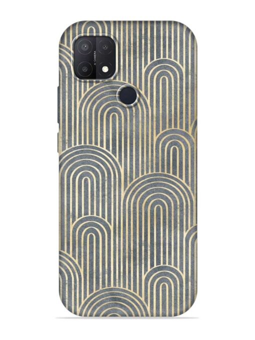 Art Deco Style Embossed Soft Silicone Case for Oppo A15S Zapvi