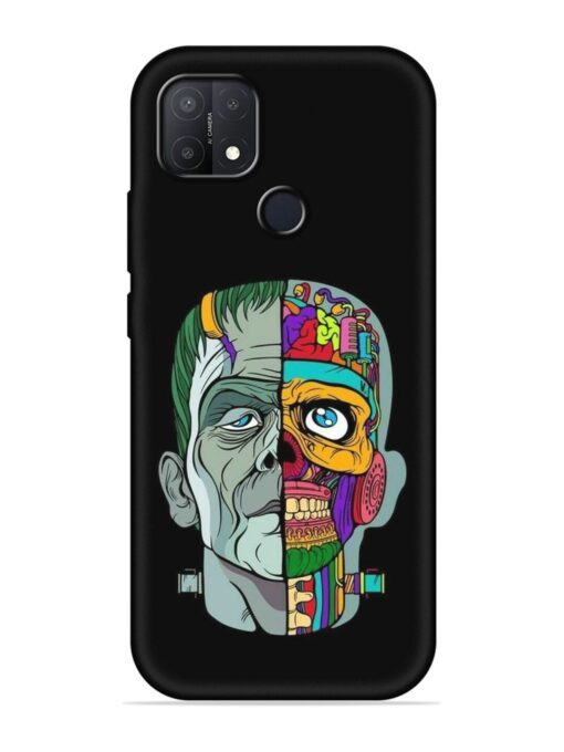 Men Vs Skull Embossed Soft Silicone Case for Oppo A15S Zapvi