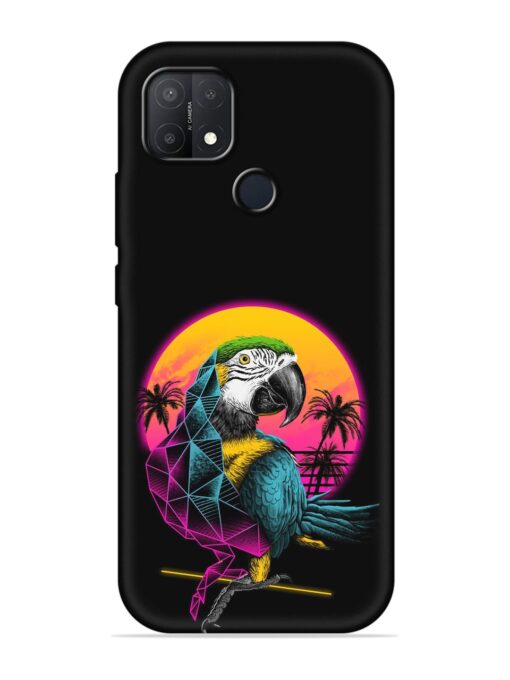 Rad Parrot Embossed Soft Silicone Case for Oppo A15S Zapvi