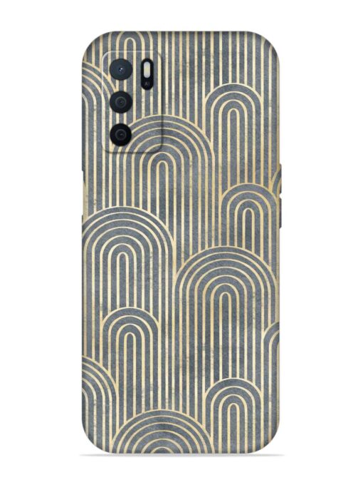 Art Deco Style Embossed Soft Silicone Case for Oppo A16 Zapvi