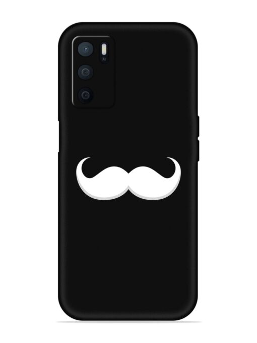 Mustache Vector Embossed Soft Silicone Case for Oppo A16 Zapvi