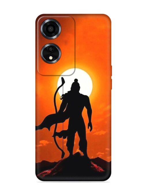 Shree Ram Embossed Soft Silicone Case for Oppo A59 (5G) Zapvi