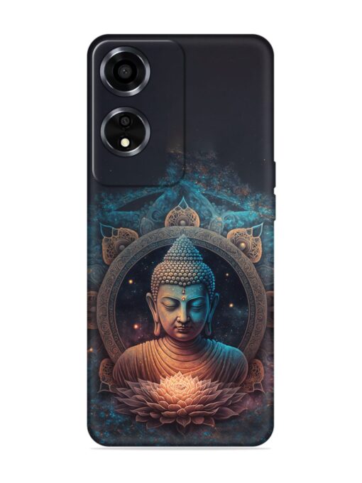 Gautam Buddha Embossed Soft Silicone Case for Oppo A59 (5G) Zapvi