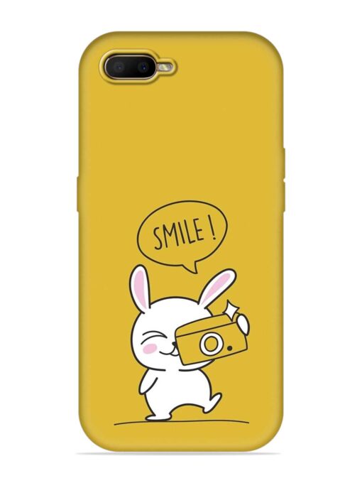 Hey Smile Please Embossed Soft Silicone Case for Oppo A5S Zapvi