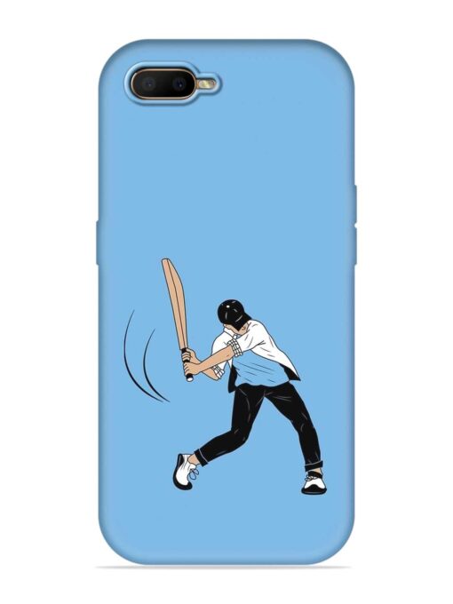 Cricket Gully Boy Embossed Soft Silicone Case for Oppo A5S Zapvi