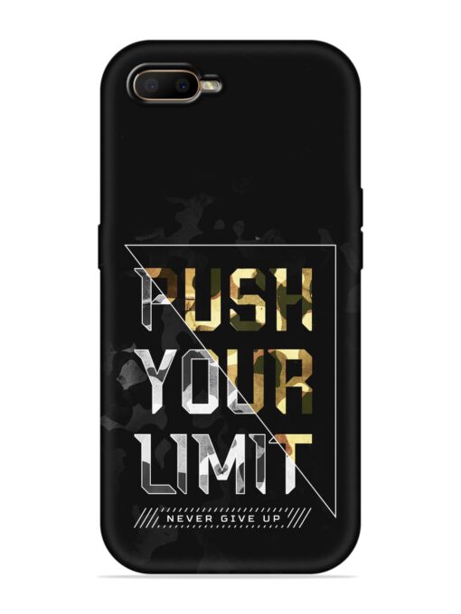 Push Your Limits Embossed Soft Silicone Case for Oppo A5S Zapvi