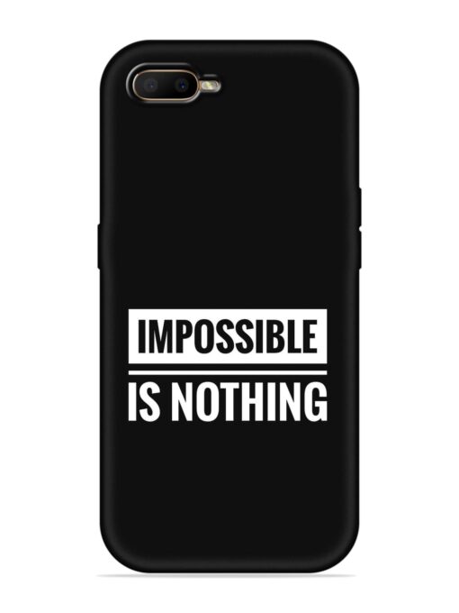 Impossible Is Nothing Embossed Soft Silicone Case for Oppo A5S Zapvi