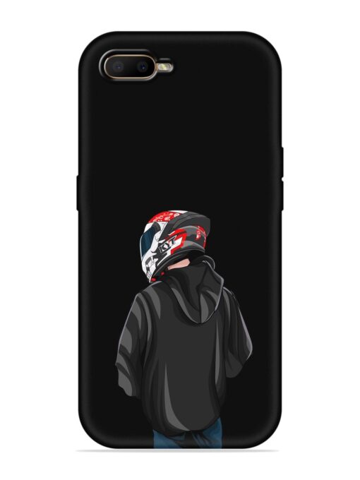 Motorcycle Rider Embossed Soft Silicone Case for Oppo A5S Zapvi