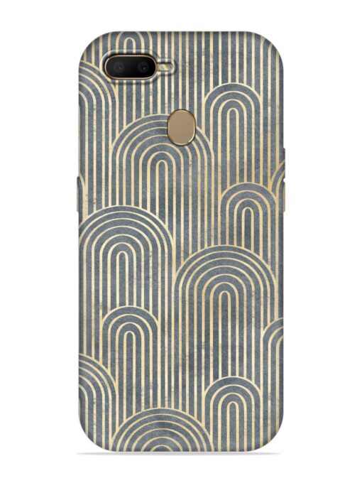 Art Deco Style Embossed Soft Silicone Case for Oppo A7 Zapvi