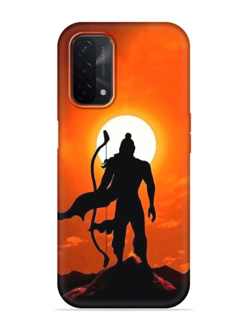 Shree Ram Embossed Soft Silicone Case for Oppo A74 (5G) Zapvi